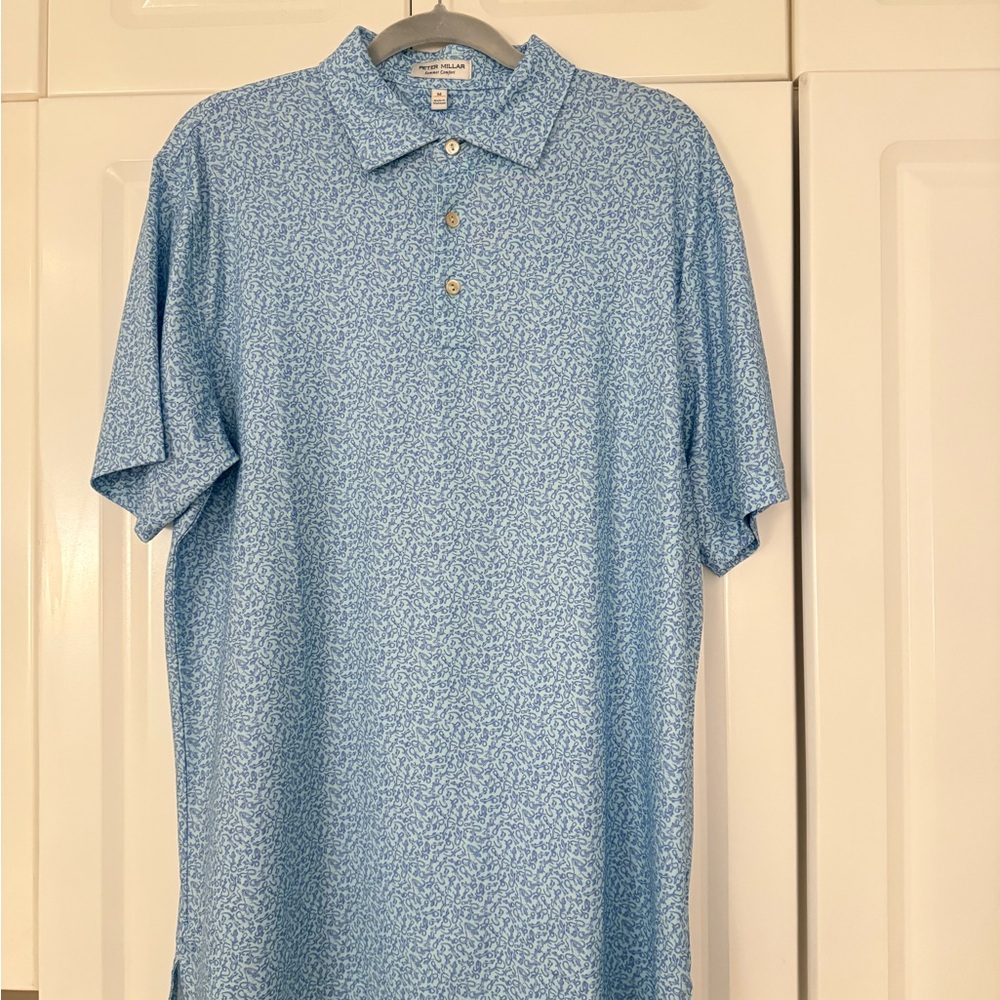 Peter Millar Crown Sport Gecko Lizard Polo